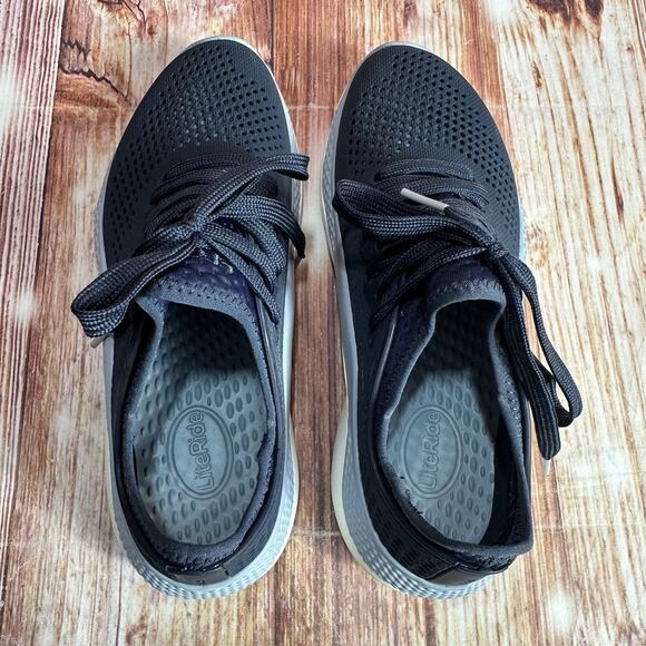 Crocs LITERIDE 360 PACER Womens Size 6 Blue Rubber Athletic Shoes Sneakers EUC - Picture 5 of 10